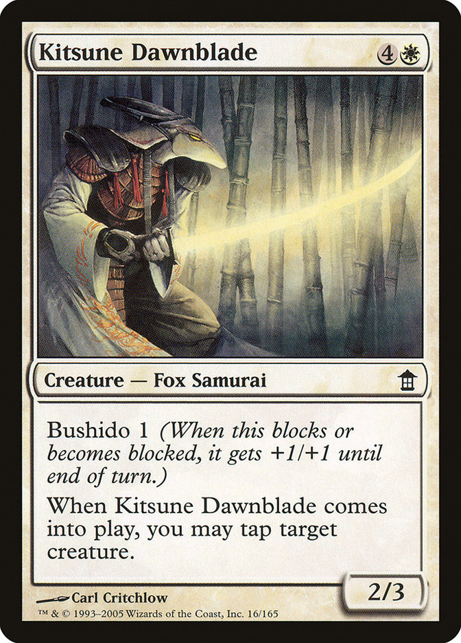 Kitsune Dawnblade [Saviors of Kamigawa] | Gate City Games LLC