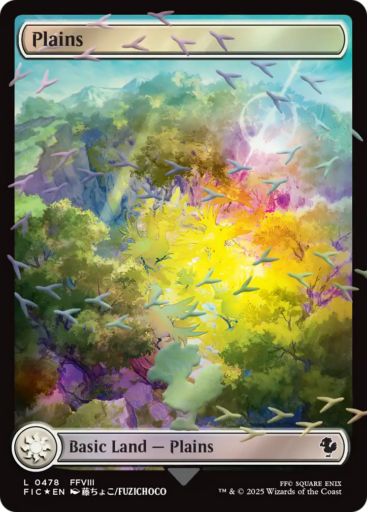 Plains (Chocobo Track Foil) [FINAL FANTASY Commander] | Gate City Games LLC