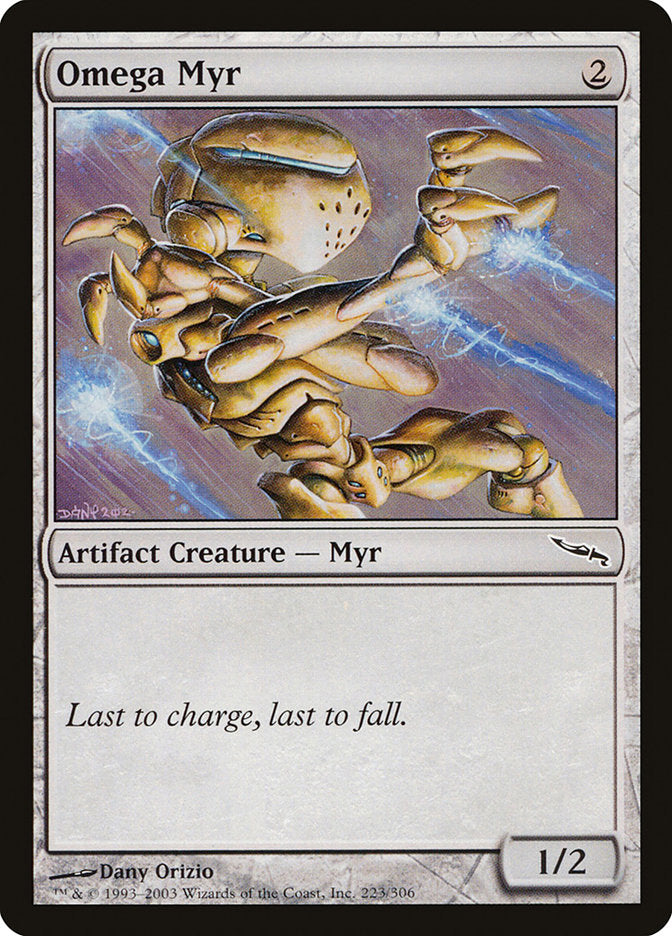 Omega Myr [Mirrodin] | Gate City Games LLC