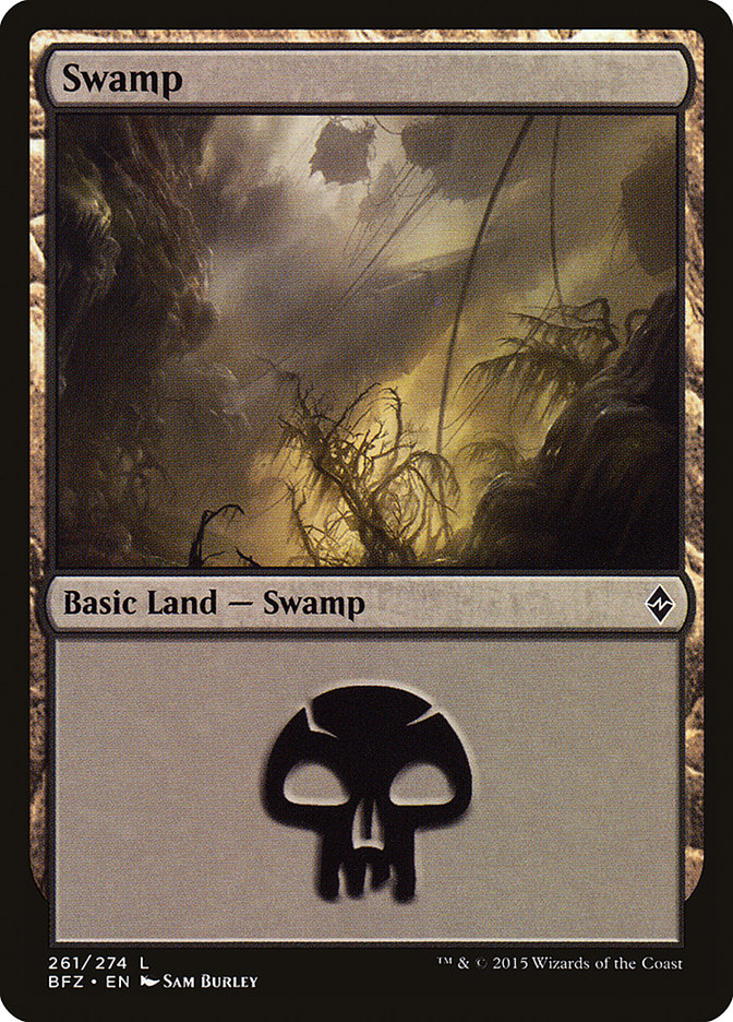 Swamp (261) [Battle for Zendikar] | Gate City Games LLC