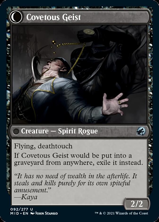 Covert Cutpurse // Covetous Geist [Innistrad: Midnight Hunt] | Gate City Games LLC