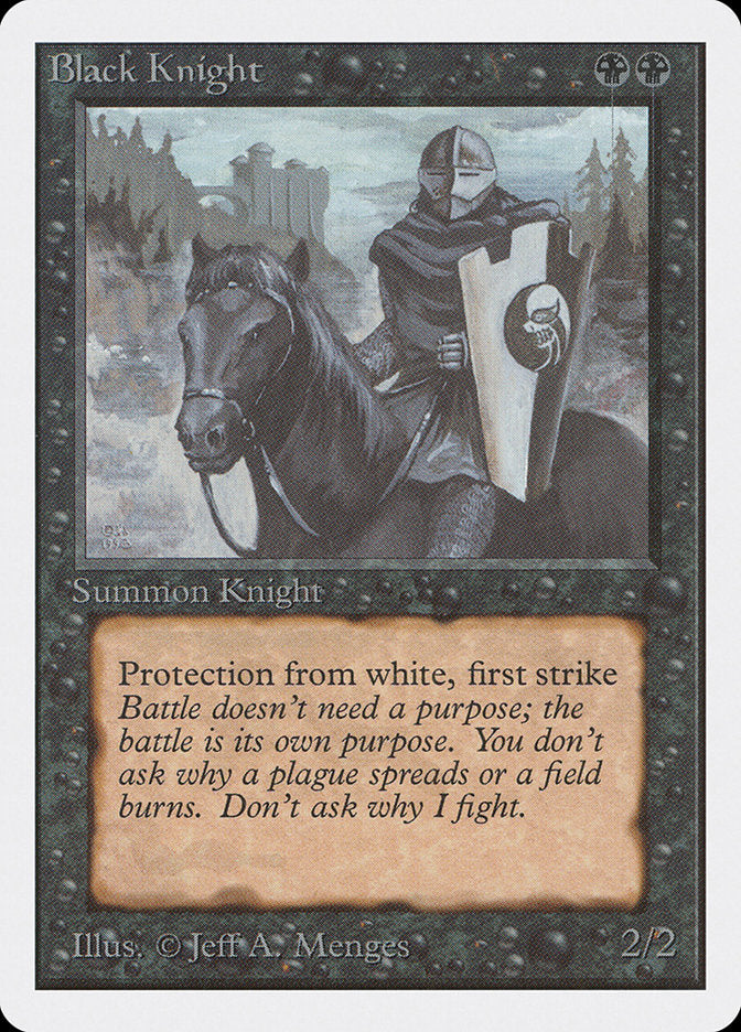 Black Knight [Unlimited Edition] | Gate City Games LLC