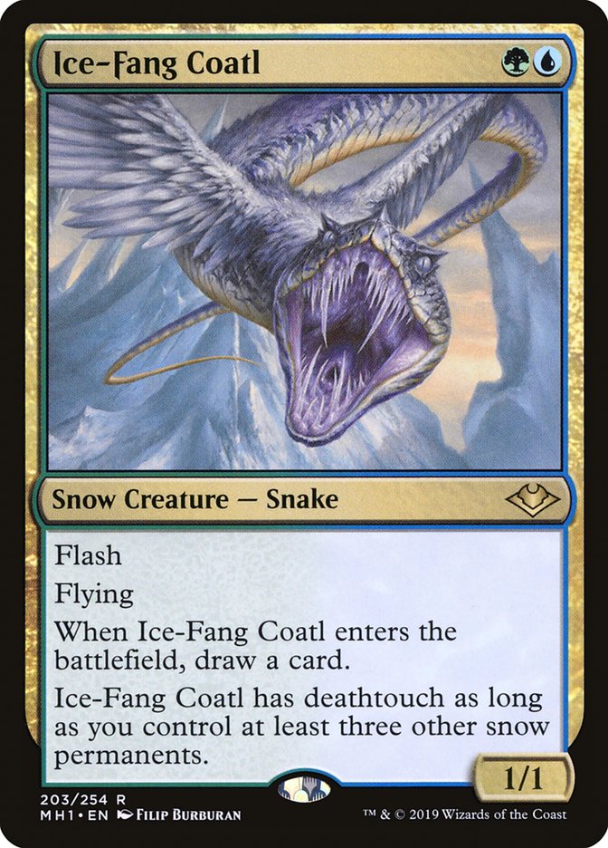 Ice-Fang Coatl [Modern Horizons] | Gate City Games LLC