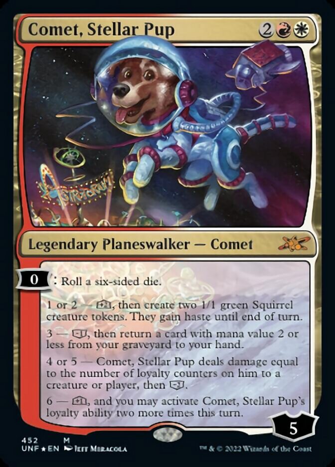 Comet, Stellar Pup (Galaxy Foil) [Unfinity] | Gate City Games LLC