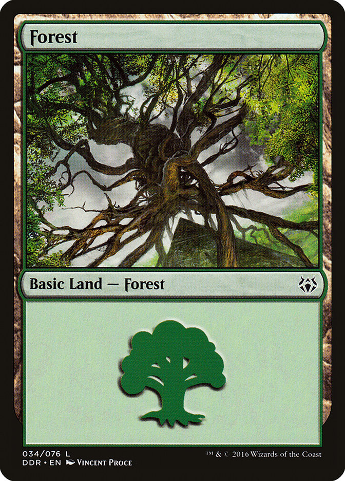 Forest (34) [Duel Decks: Nissa vs. Ob Nixilis] | Gate City Games LLC
