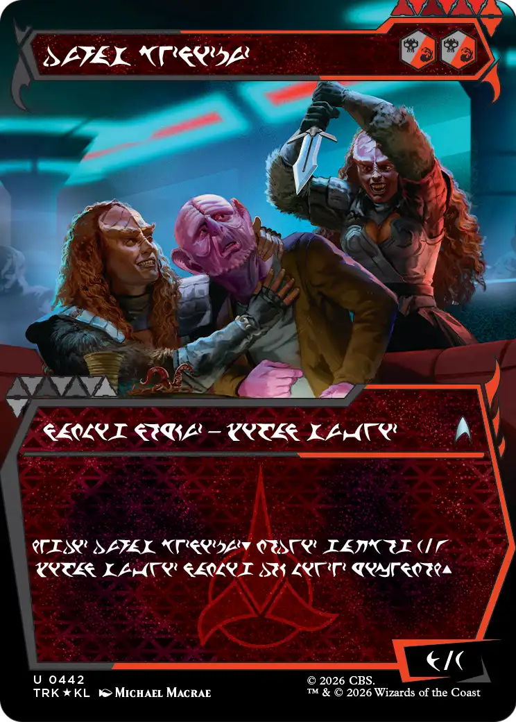 The Duras Sisters (Showcase) (Klingon) [Star Trek] | Gate City Games LLC