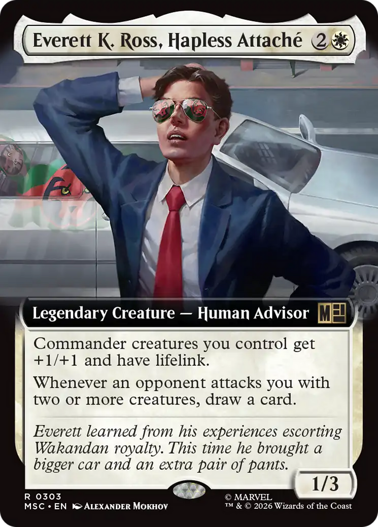 Everett K. Ross, Hapless Attache (Extended Art) [Marvel Super Heroes Commander] | Gate City Games LLC