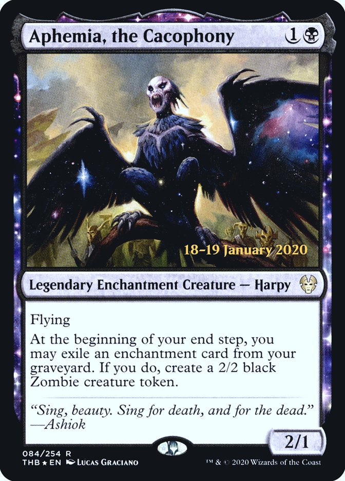 Aphemia, the Cacophony [Theros Beyond Death Prerelease Promos] | Gate City Games LLC