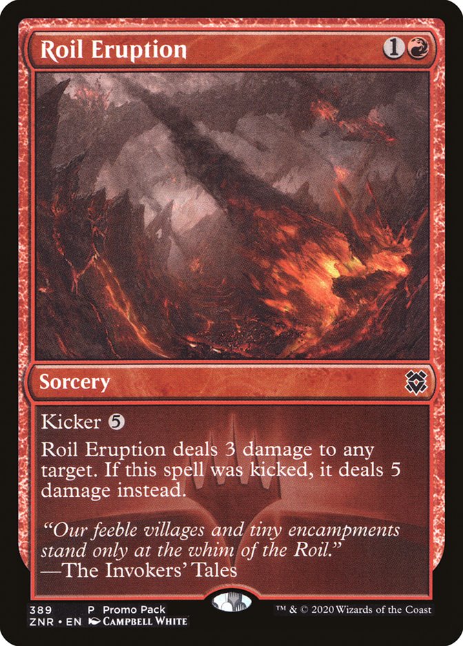 Roil Eruption (Promo Pack) [Zendikar Rising Promos] | Gate City Games LLC