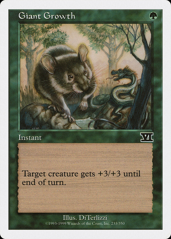 Giant Growth [Classic Sixth Edition] | Gate City Games LLC