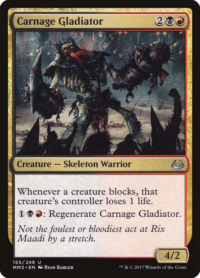 Carnage Gladiator [Modern Masters 2017] | Gate City Games LLC