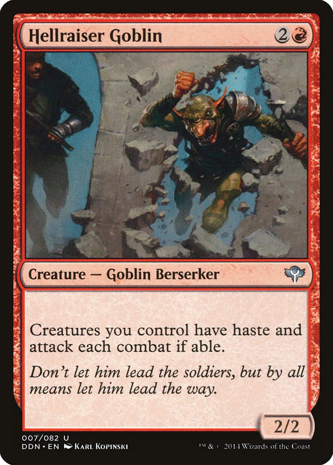 Hellraiser Goblin [Duel Decks: Speed vs. Cunning] | Gate City Games LLC