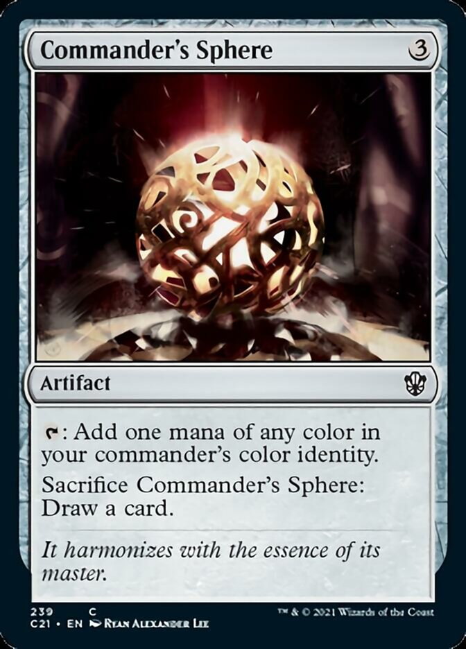 Commander's Sphere [Commander 2021] | Gate City Games LLC