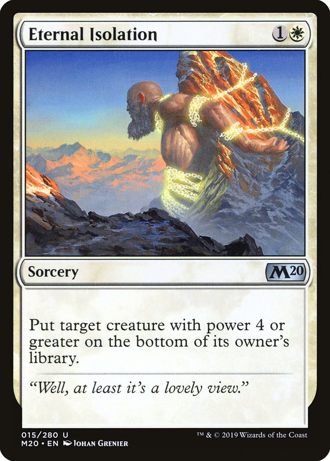 Eternal Isolation [Core Set 2020] | Gate City Games LLC