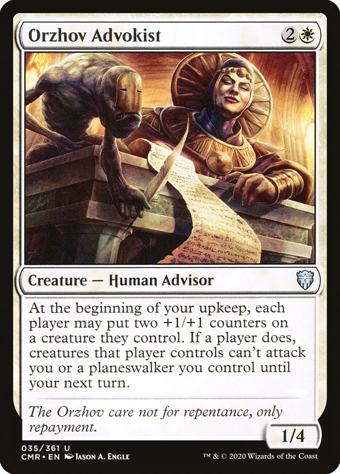 Orzhov Advokist [Commander Legends] | Gate City Games LLC