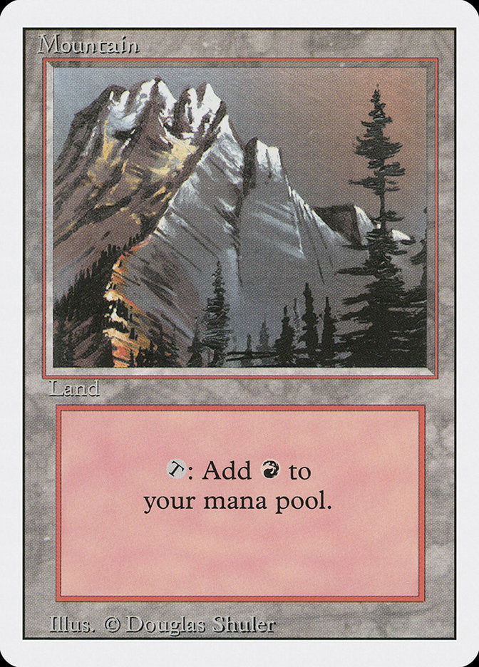 Mountain (Snow Top / Highest Point on Left) [Revised Edition] | Gate City Games LLC