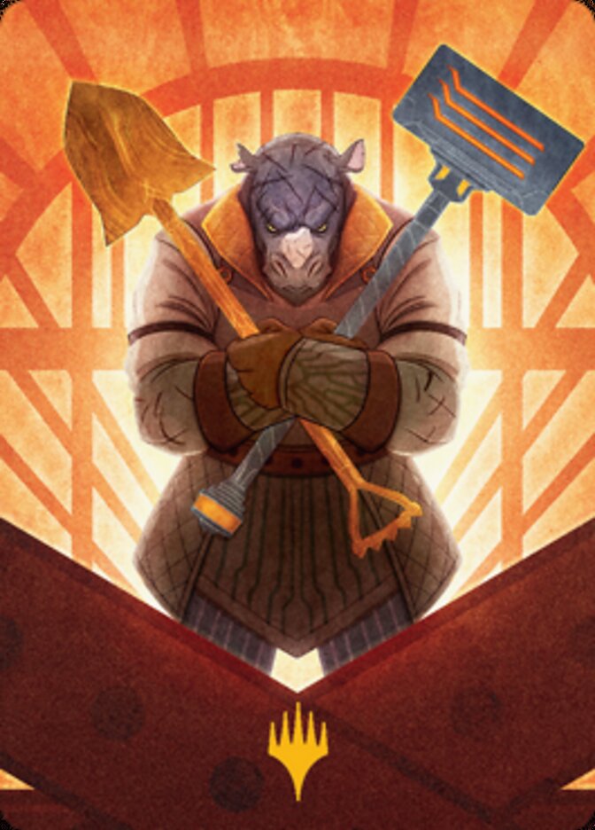 Mr. Orfeo, the Boulder Art Card (Gold-Stamped Signature) [Streets of New Capenna Art Series] | Gate City Games LLC