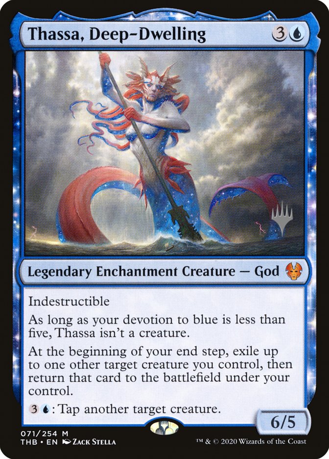 Thassa, Deep-Dwelling (Promo Pack) [Theros Beyond Death Promos] | Gate City Games LLC