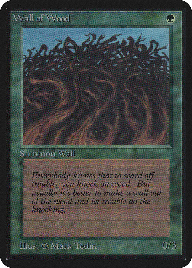Wall of Wood [Alpha Edition] | Gate City Games LLC