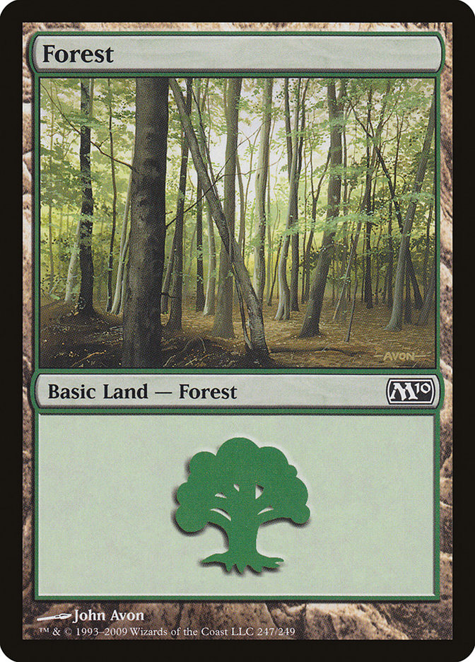 Forest (247) [Magic 2010] | Gate City Games LLC