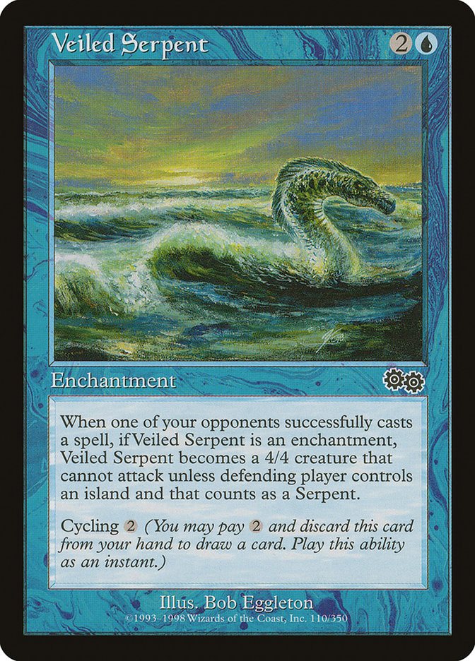 Veiled Serpent [Urza's Saga] | Gate City Games LLC