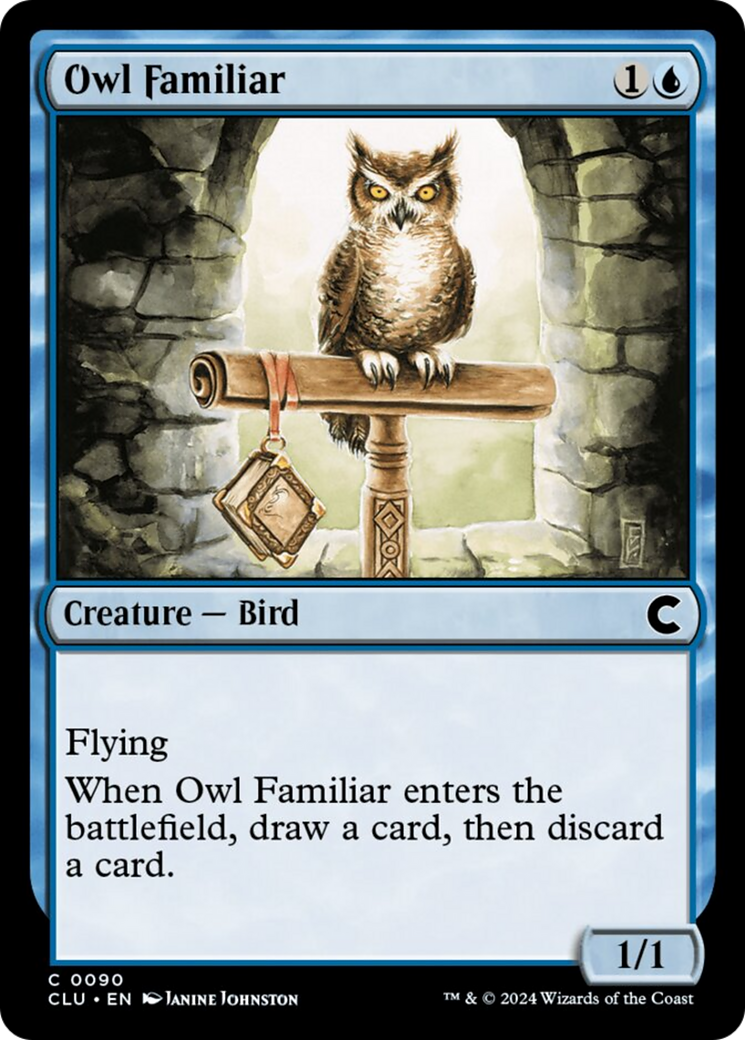 Owl Familiar [Ravnica: Clue Edition] | Gate City Games LLC