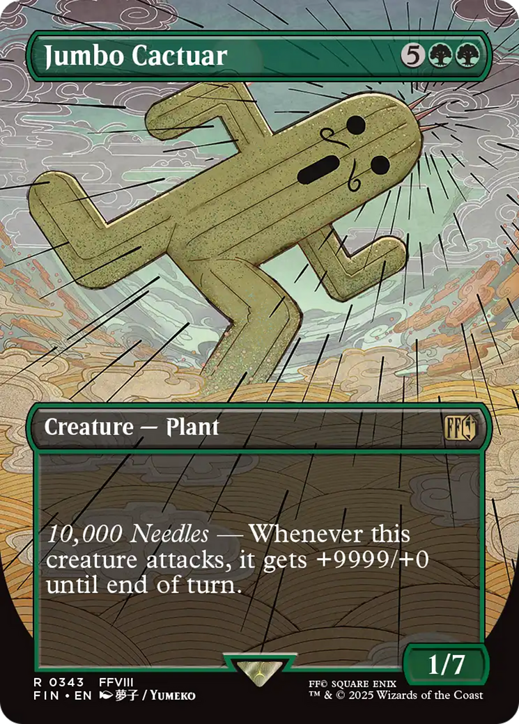 Jumbo Cactuar (Borderless) [FINAL FANTASY] | Gate City Games LLC
