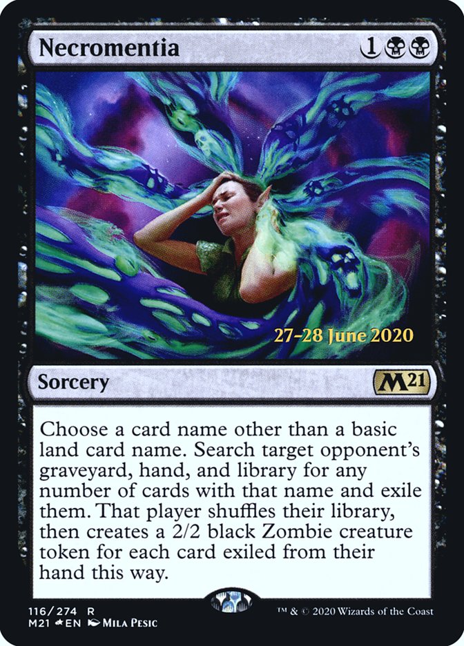Necromentia [Core Set 2021 Prerelease Promos] | Gate City Games LLC