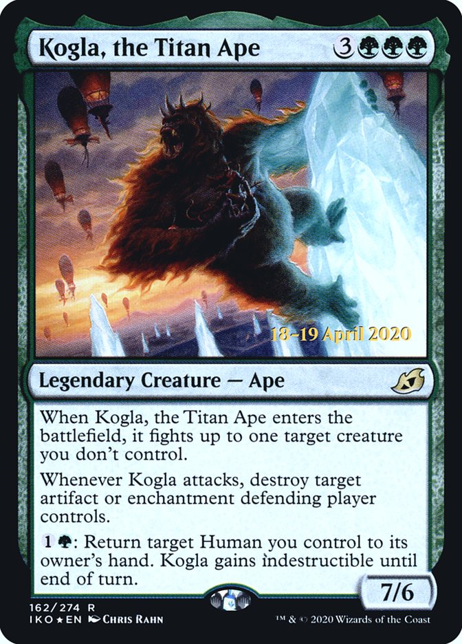 Kogla, the Titan Ape [Ikoria: Lair of Behemoths Prerelease Promos] | Gate City Games LLC
