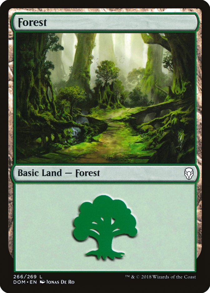 Forest (266) [Dominaria] | Gate City Games LLC