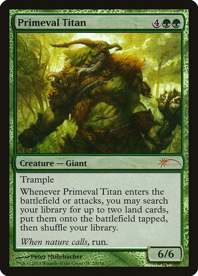 Primeval Titan (Grand Prix) [Grand Prix Promos] | Gate City Games LLC