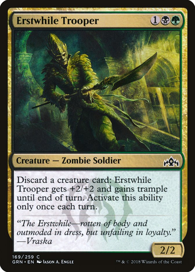 Erstwhile Trooper [Guilds of Ravnica] | Gate City Games LLC