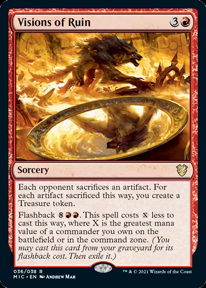 Visions of Ruin [Innistrad: Midnight Hunt Commander] | Gate City Games LLC