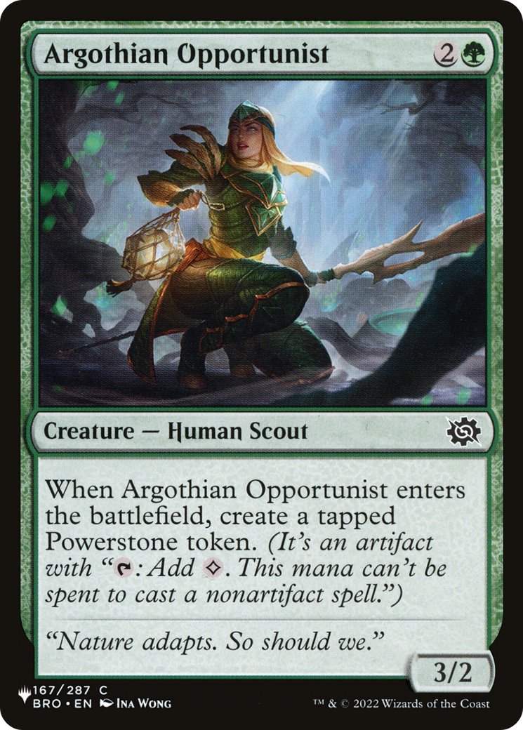 Argothian Opportunist [The List Reprints] | Gate City Games LLC