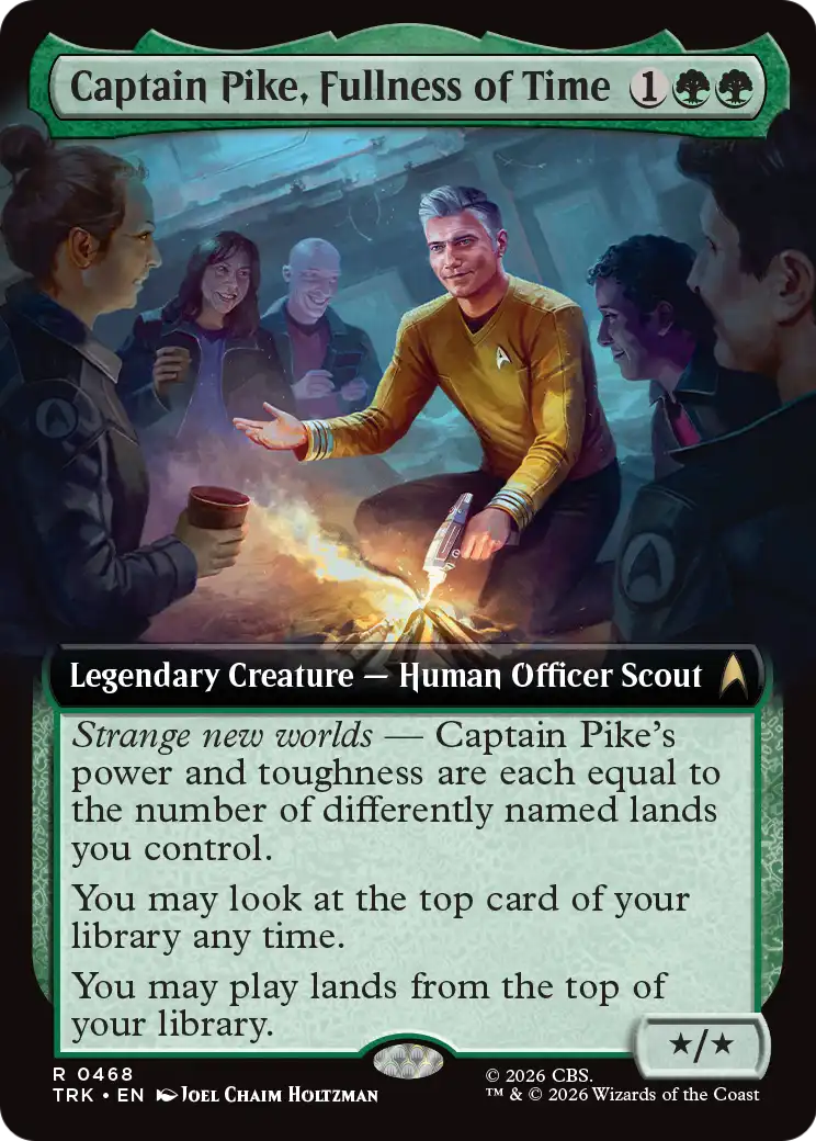 Captain Pike, Fullness of Time (Extended Art) [Star Trek] | Gate City Games LLC