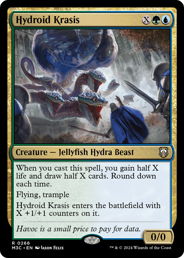 Hydroid Krasis (Ripple Foil) [Modern Horizons 3 Commander] | Gate City Games LLC