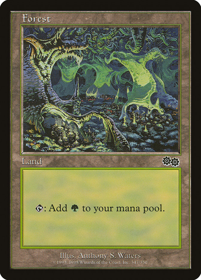Forest (347) [Urza's Saga] | Gate City Games LLC