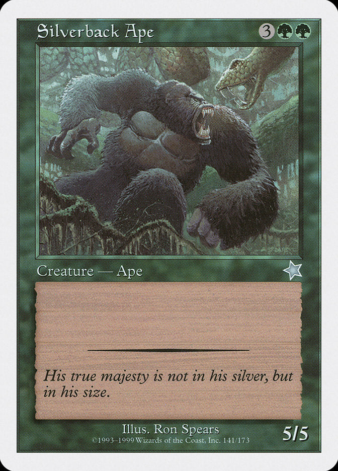 Silverback Ape [Starter 1999] | Gate City Games LLC