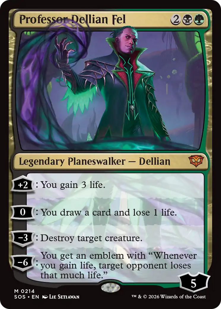Professor Dellian Fel [Secrets of Strixhaven] | Gate City Games LLC