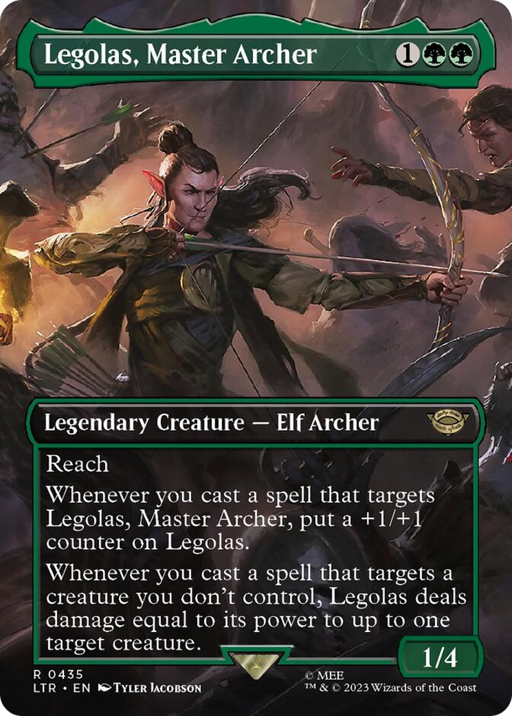 Legolas, Master Archer (Borderless Alternate Art) [The Lord of the Rings: Tales of Middle-Earth] | Gate City Games LLC