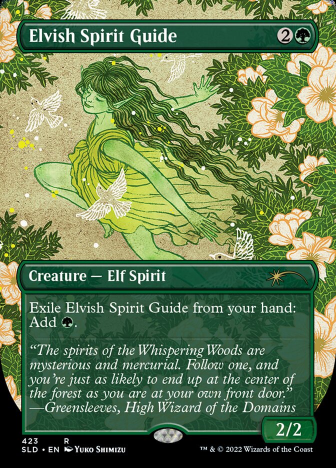 Elvish Spirit Guide (Borderless) [Secret Lair Drop Series] | Gate City Games LLC