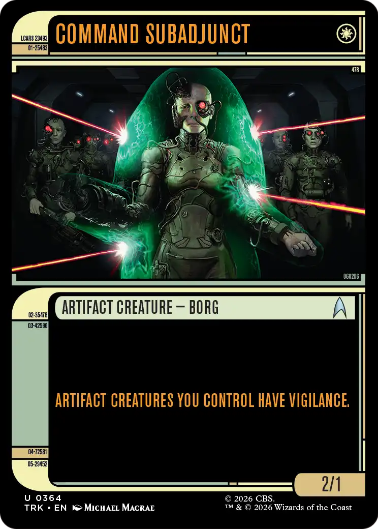 Command Subadjunct (Showcase) [Star Trek] | Gate City Games LLC