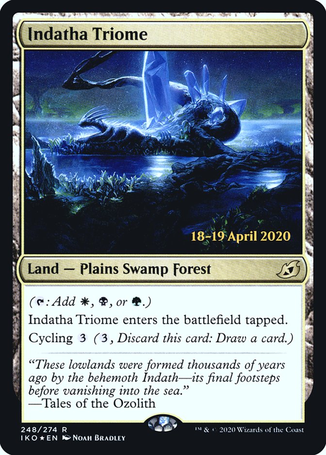 Indatha Triome [Ikoria: Lair of Behemoths Prerelease Promos] | Gate City Games LLC