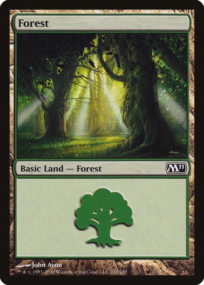 Forest (247) [Magic 2011] | Gate City Games LLC