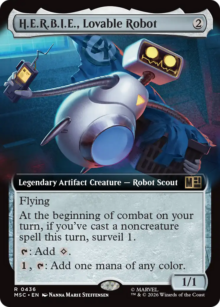 H.E.R.B.I.E., Lovable Robot (Extended Art) [Marvel Super Heroes Commander] | Gate City Games LLC