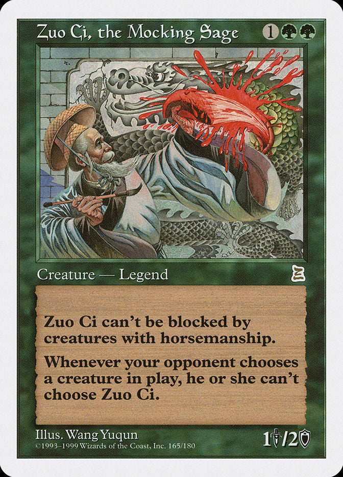 Zuo Ci, the Mocking Sage [Portal Three Kingdoms] | Gate City Games LLC