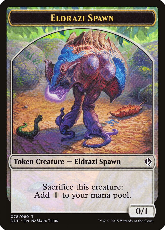 Eldrazi Spawn Token (078/080) [Duel Decks: Zendikar vs. Eldrazi] | Gate City Games LLC