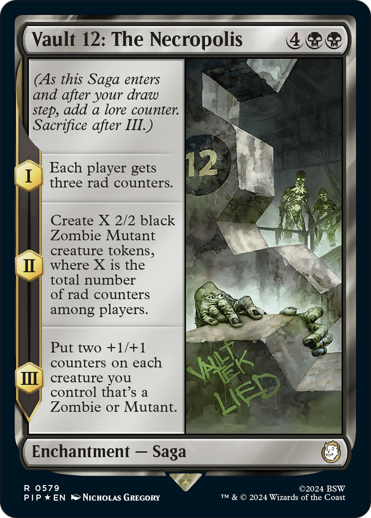 Vault 12: The Necropolis (Surge Foil) [Fallout] | Gate City Games LLC