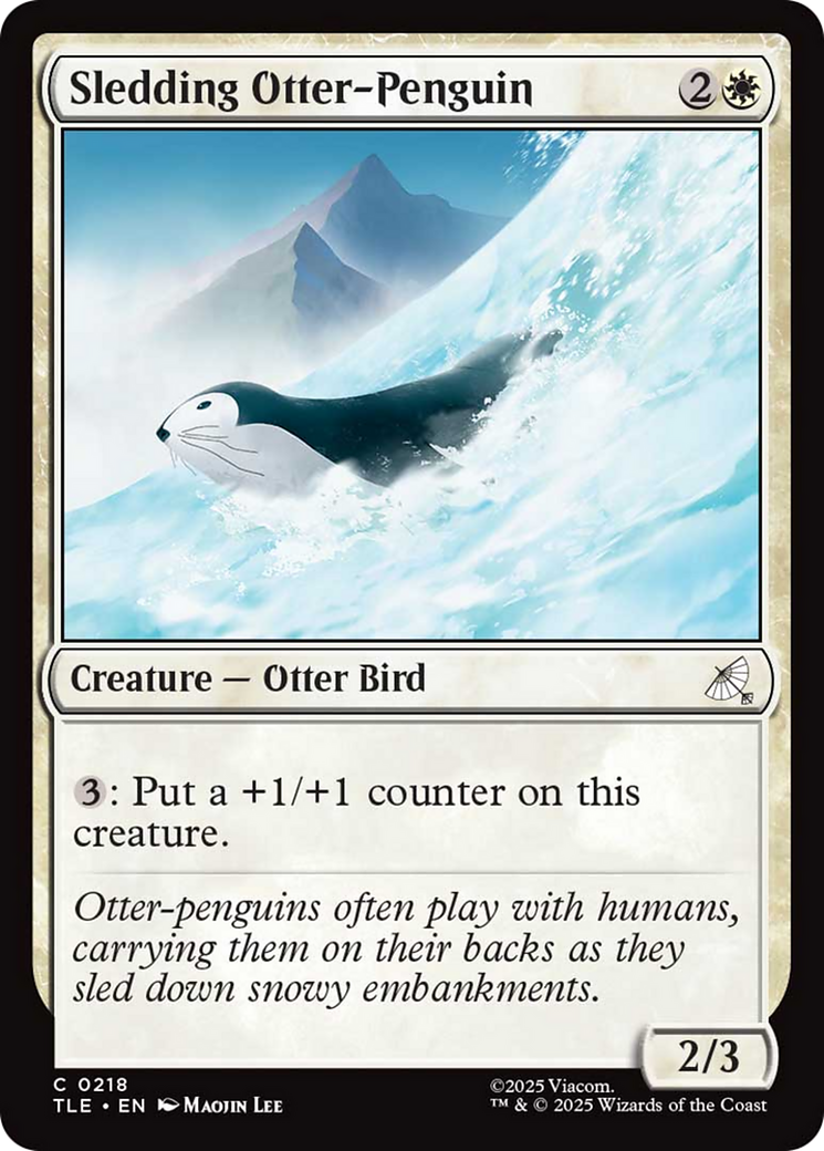 Sledding Otter-Penguin [Avatar: The Last Airbender: Eternal-Legal] | Gate City Games LLC
