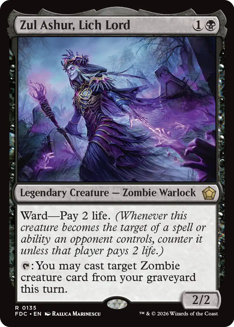 Zul Ashur, Lich Lord [Foundations Commander] | Gate City Games LLC